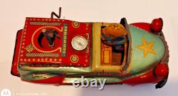 VINTAGE TIN MARUSAN FRICTION ROCKET RANGER TRUCK 1950's JAPAN