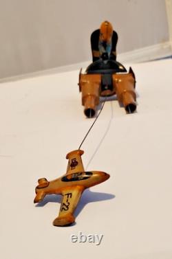 VINTAGE TIN MARUSAN FRICTION ROCKET RANGER TRUCK 1950's JAPAN