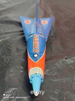 VINTAGE TOY ROCKET START 1 60s FRICTION JET SPACE SHIP CCCP USSR SOVIET ERA