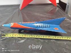 VINTAGE TOY ROCKET START 1 60s FRICTION JET SPACE SHIP CCCP USSR SOVIET ERA