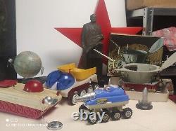 VINTAGE TOY ROCKET START 1 60s FRICTION JET SPACE SHIP CCCP USSR SOVIET ERA