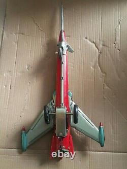 VINTAGE UNIVERSE FRICTION ROCKET JET TOY 60s SPACE SHIP CHINA ST-101 240 MF 030