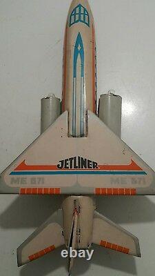 VINTAGE UNIVERSE FRICTION ROCKET JET TOY 60s SPACE SHIP CHINA ST-101 240 MF 030