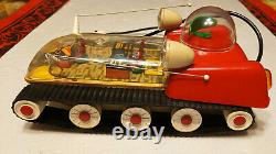 VINTAGE VERY RARE SOVIET USSR SPACE TOY PLANET ROVER BOX BATTERY OPER 100% work