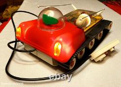 VINTAGE VERY RARE SOVIET USSR SPACE TOY PLANET ROVER BOX BATTERY OPER 100% work