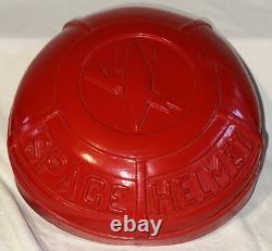 VTG 1950'S TOM CORBETT SPACE CADET COSMIC VISION HELMET TOY W OG BOX. No. S-12