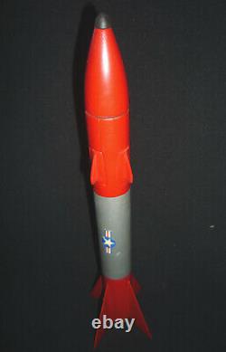 VTG 1950's Jet Age Flying Satellite Rockets Toy Lot withrubber band launcher RARE