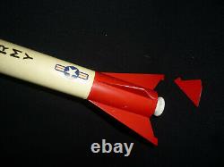 VTG 1950's Jet Age Flying Satellite Rockets Toy Lot withrubber band launcher RARE