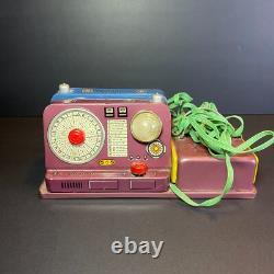VTG 1960's Masudaya Tin Morse Code Space Control Communication Set TESTED