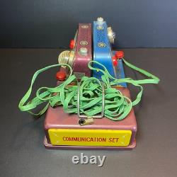 VTG 1960's Masudaya Tin Morse Code Space Control Communication Set TESTED