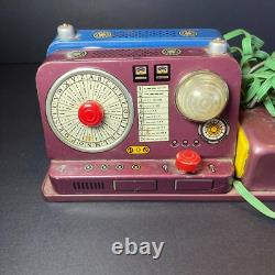 VTG 1960's Masudaya Tin Morse Code Space Control Communication Set TESTED