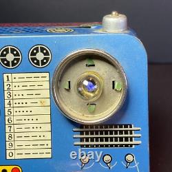 VTG 1960's Masudaya Tin Morse Code Space Control Communication Set TESTED