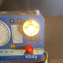 VTG 1960's Masudaya Tin Morse Code Space Control Communication Set TESTED