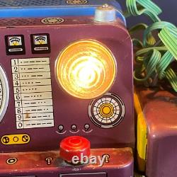 VTG 1960's Masudaya Tin Morse Code Space Control Communication Set TESTED
