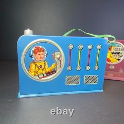 VTG 1960's Masudaya Tin Morse Code Space Control Communication Set TESTED