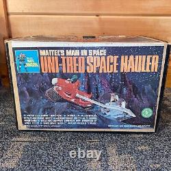 VTG 1968 Mattel MAJOR MATT MASON Uni Tred Space Hauler & Box Man In Space Mattel