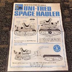 VTG 1968 Mattel MAJOR MATT MASON Uni Tred Space Hauler & Box Man In Space Mattel