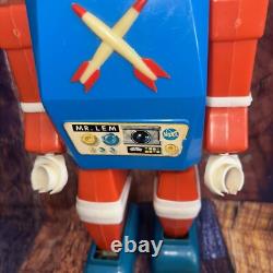 VTG 70's Cragstan Mr. LEM Lunar Excursion Space Man Robot HTF NOT WORKING READ