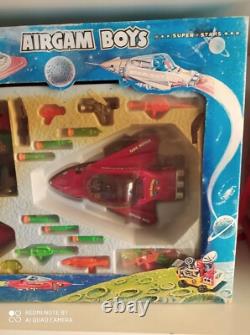 VTG AIRGAM BOYS SPACE SET RED ALIEN No. 38302 PYROPLAST TOYS NEW IN BOX