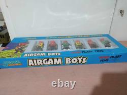 VTG AIRGAM BOYS SPACE SET RED ALIEN No. D50 PYROPLAST TOYS NEW IN BOX