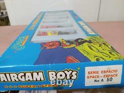 VTG AIRGAM BOYS SPACE SET RED ALIEN No. D50 PYROPLAST TOYS NEW IN BOX