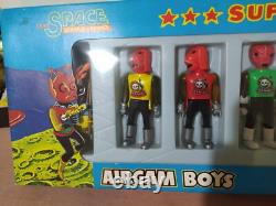 VTG AIRGAM BOYS SPACE SET RED ALIEN No. D50 PYROPLAST TOYS NEW IN BOX