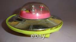 VTG GREEK SPACE EXPLORER NEW FLYING SAUCER BOXED POLYPLAST Bat. Op. GREECE 1970's