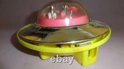 VTG GREEK SPACE EXPLORER NEW FLYING SAUCER BOXED POLYPLAST Bat. Op. GREECE 1970's