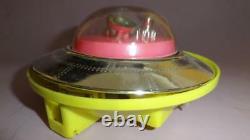 VTG GREEK SPACE EXPLORER NEW FLYING SAUCER BOXED POLYPLAST Bat. Op. GREECE 1970's