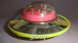 VTG GREEK SPACE EXPLORER NEW FLYING SAUCER BOXED POLYPLAST Bat. Op. GREECE 1970's