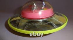 VTG GREEK SPACE EXPLORER NEW FLYING SAUCER BOXED POLYPLAST Bat. Op. GREECE 1970's