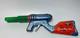 VTG KO Yoshiya Japan Space Ray Gun Tin Toy Double Barrel Pom Pom Action Friction