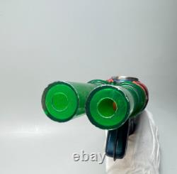 VTG KO Yoshiya Japan Space Ray Gun Tin Toy Double Barrel Pom Pom Action Friction