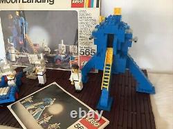 VTG LEGO Space 1976 LEGOLAND 565 Moon Landing 100% Complete withBox/Inst/Cat