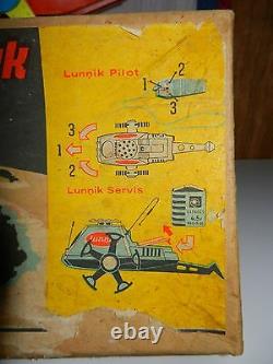 VTG Russian Soviet TOY SPACE SHIP BATTERY TRUCK LUNOKHOD LUNNIK car MOON WALKER