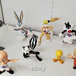 VTG Space Jam 1996 Lot Toys Playmates Figures Marvin Bugs Accessories Lola Taz