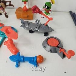 VTG Space Jam 1996 Lot Toys Playmates Figures Marvin Bugs Accessories Lola Taz