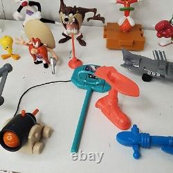 VTG Space Jam 1996 Lot Toys Playmates Figures Marvin Bugs Accessories Lola Taz