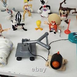 VTG Space Jam 1996 Lot Toys Playmates Figures Marvin Bugs Accessories Lola Taz