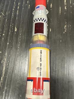 VTG TN Nomura Battery Operated Two Stage Moon Rocket Apollo Saturn (see Photos)