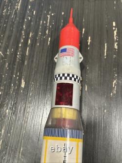 VTG TN Nomura Battery Operated Two Stage Moon Rocket Apollo Saturn (see Photos)