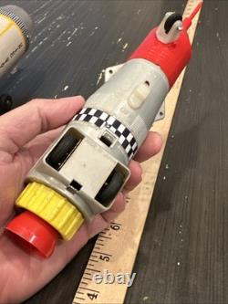 VTG TN Nomura Battery Operated Two Stage Moon Rocket Apollo Saturn (see Photos)