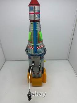 VTG Yonezawa Interplanetary NASA Space Rocket Battery Operated Tin Toy Japan 60s