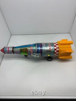 VTG Yonezawa Interplanetary NASA Space Rocket Battery Operated Tin Toy Japan 60s