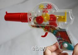 Very Rare 70's Greek Space Ray Gun Sparkling Light Litho Vintage Greece New Mib