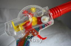 Very Rare 70's Greek Space Ray Gun Sparkling Light Litho Vintage Greece New Mib