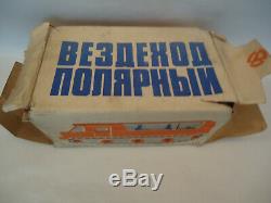 Very Rare Vintage Soviet USSR Space Rover Cosmos Astronaut Battery Toy + Box