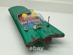 Very Rare Vintage Space Car Green Gorgo Veloflech Espacial Argentina 1970's