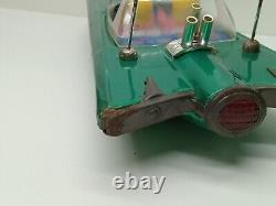 Very Rare Vintage Space Car Green Gorgo Veloflech Espacial Argentina 1970's