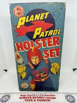 Very Scarce Vintage Space Halco Planet Patrol Holster Set Mint In Box